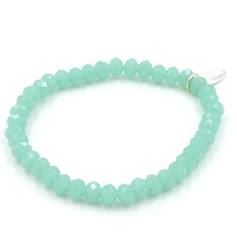 Armband facet 6mm (mint)