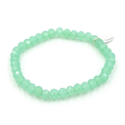 Armband facet 6mm (groen)