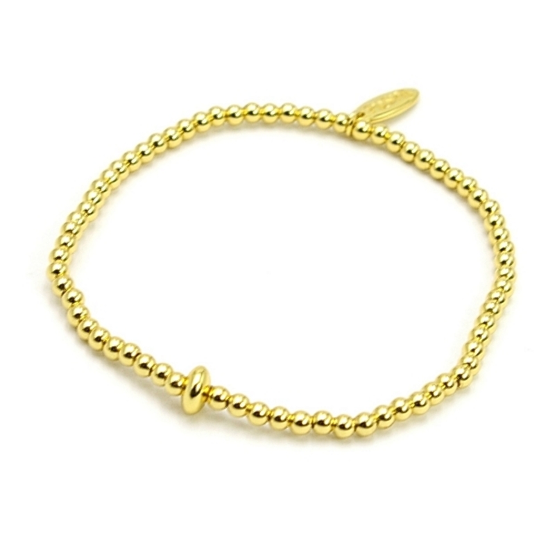 Armband 3mm 18krt goud
