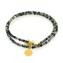 Ketting kort halfedelsteen...