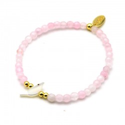 Armband 4mm halfedelsteen...