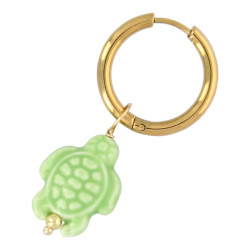 Oorbellen creolen keramiek...