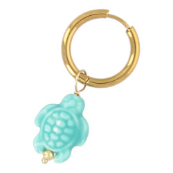 Oorbellen creolen keramiek...