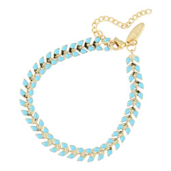 Armband metaal met resin...