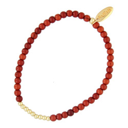 Armband dyed turquoise 4mm...