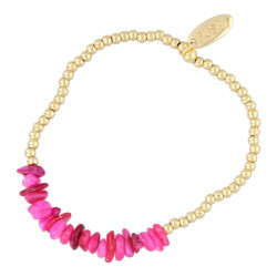 Armband halfedelsteen chips...