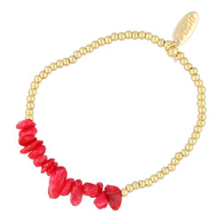 Armband halfedelsteen chips...