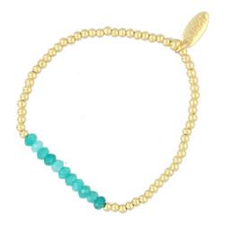 Armband 14krt met...