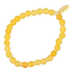 Armband halfedelsteen rond...