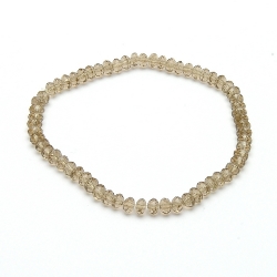 Armband facet 4mm (rook)