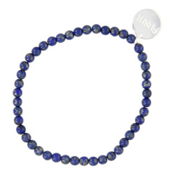 Armband glaskralen donkerblauw