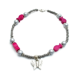 Armband facet 6mm (champagne)