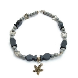 Armband facet 6mm (champagne)