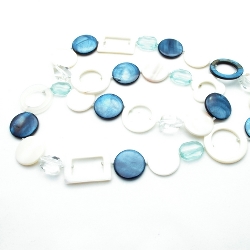 Armband facet 6mm (champagne)