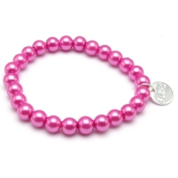 Armband facet 6mm (champagne)