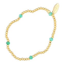 Armband 3mm 14krt en facet...