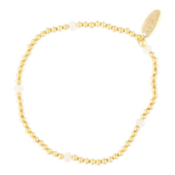 Armband 3mm 14krt en facet...