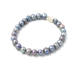 Armband facet 6mm (champagne)