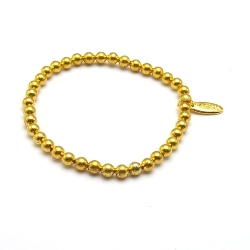 Armband facet 6mm (champagne)