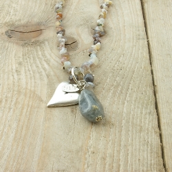 Armband facet 6mm (champagne)