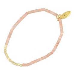 Armband halfedelsteen 3x2mm...