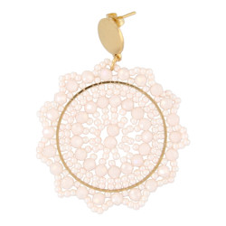 Oorbellen rond met...