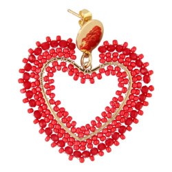 Oorbellen hart met...