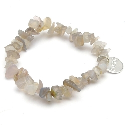 Armband facet 6mm (champagne)