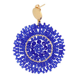 Oorbellen rond met...