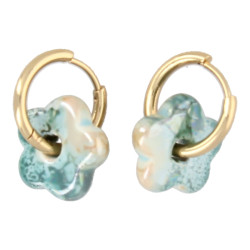 Oorbellen creolen 15mm met...