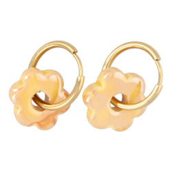 Oorbellen creolen 20mm met...