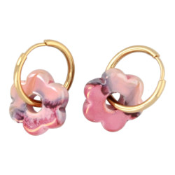 Oorbellen creolen 20mm met...