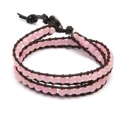 Armband facet 6mm (champagne)