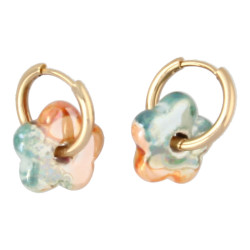 Oorbellen creolen 15mm met...