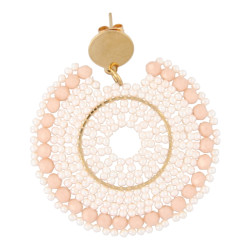 Oorbellen rond met...