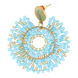 Oorbellen rond met...