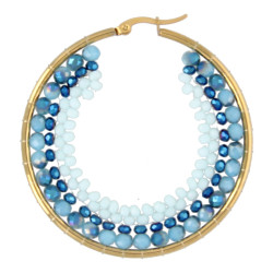 Oorbellen creolen xxl met...