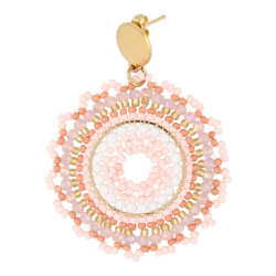 Oorbellen rond met...