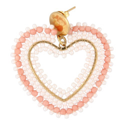 Oorbellen hart met...