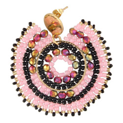 Oorbellen rond met...