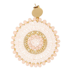 Oorbellen rond met...