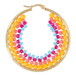 Oorbellen creolen xxl met...