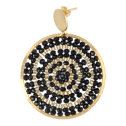 Oorbellen rond met...