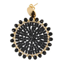 Oorbellen rond met...