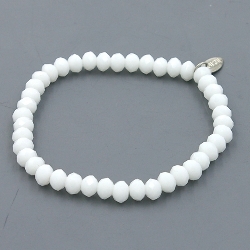 Armband facet 6mm (champagne)