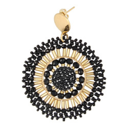 Oorbellen rond met...