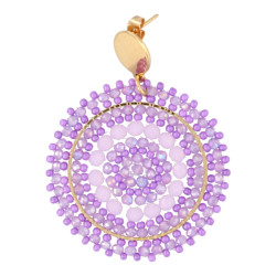 Oorbellen rond met...