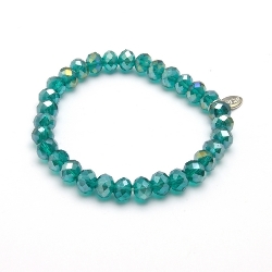 Armband facet 6mm (champagne)