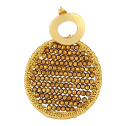 Oorbellen satijndraad met...