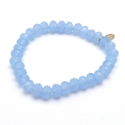 Armband facet 6mm (champagne)